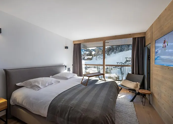 Spacieux Familial A Courchevel, Proche Pistes, Avec Balcon Et Services Inclus - Fr-1-562-76 公寓 谷雪维尔